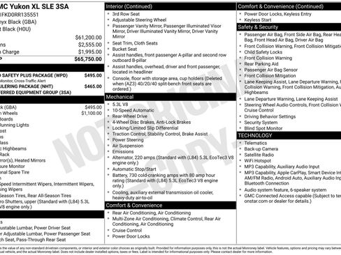 Used 2024 GMC Yukon XL SLE w/ Gmc Pro Safety Plus Package RWD image 22