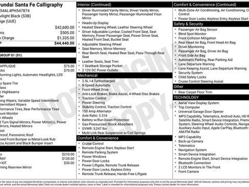 Used 2023 Hyundai Santa Fe Calligraphy FWD image 2