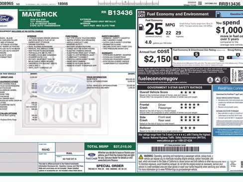 Used 2024 Ford Maverick XLT w/ XLT Luxury Package AWD/4WD image 4