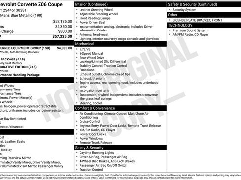 Used 2004 Chevrolet Corvette Z06 w/ Z06 Preferred Equipment Group RWD image 39