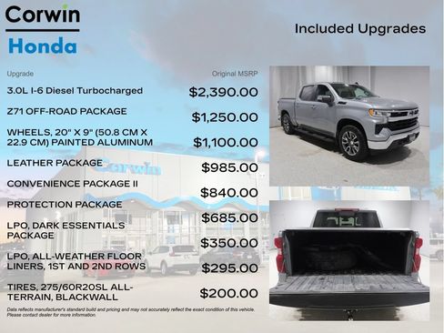 Used 2024 Chevrolet Silverado 1500 LT w/ Z71 Off-Road Package AWD/4WD image 4