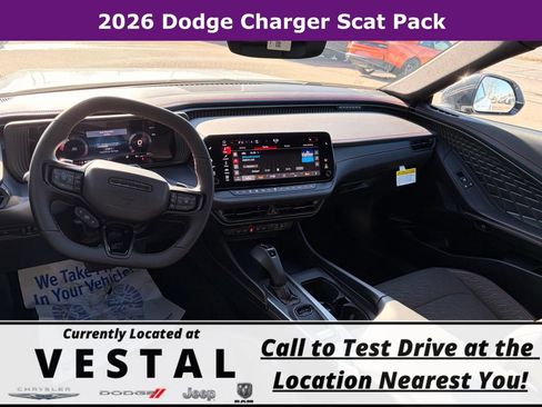 New 2026 Dodge Charger Scat Pack w/ Blacktop Package AWD/4WD image 12