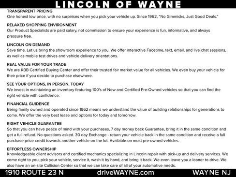 Certified 2023 Lincoln Aviator Reserve w/ Elements Package Plus image 2