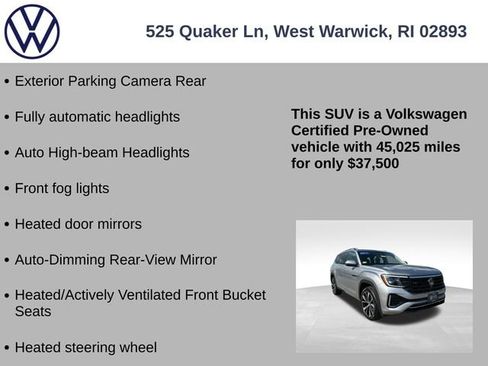 Certified 2024 Volkswagen Atlas SEL Premium R-Line AWD/4WD image 19