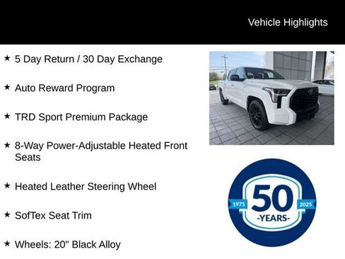 Used 2024 Toyota Tundra SR5 w/ TRD Sport Premium Package image 7