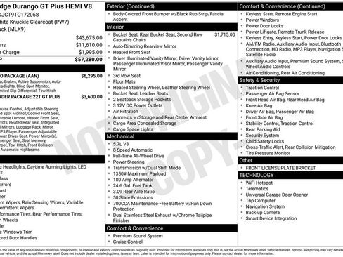 New 2026 Dodge Durango GT w/ Tow 'N Go Package image 42
