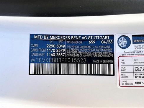 Used 2023 Mercedes-Benz SL 63 AMG SL 63 AMG image 15