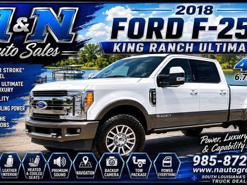 Used 2018 Ford F250 King Ranch w/ King Ranch Ultimate Package AWD/4WD image 1