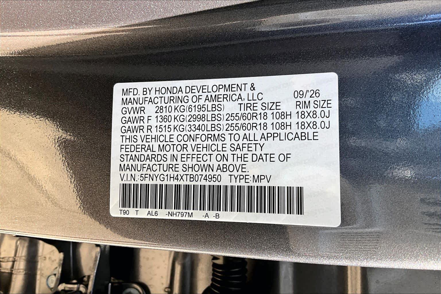 New 2026 Honda Pilot EX-L image 22