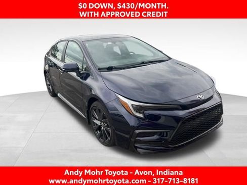 Used 2023 Toyota Corolla SE w/ Carpet Mat Package (TMS) FWD image 1