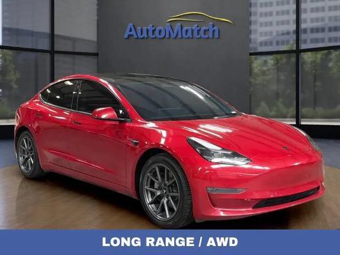 Used 2022 Tesla Model 3 Long Range AWD/4WD image 1