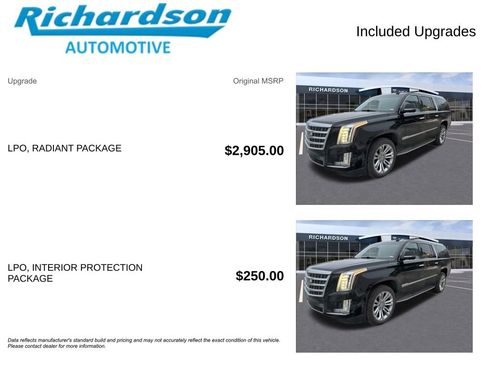 Used 2018 Cadillac Escalade ESV Premium Luxury w/ LPO, Radiant Package image 6