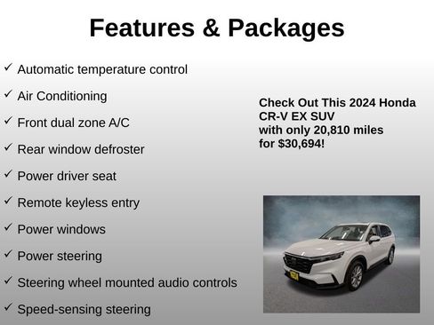 Certified 2024 Honda CR-V EX image 8