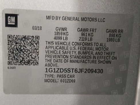 Used 2018 Chevrolet Malibu LT w/ Leather Package FWD image 33