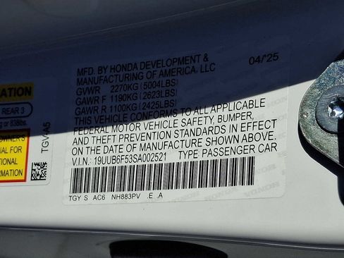 Certified 2025 Acura TLX SH-AWD w/ A-SPEC Pkg image 27