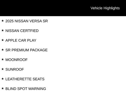 Certified 2025 Nissan Sentra SR w/ SR Premium Package FWD image 6
