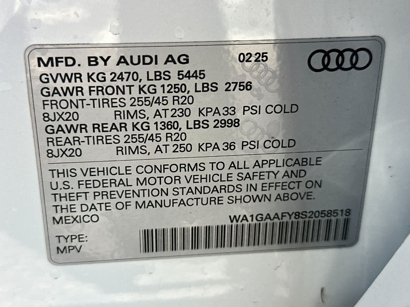 Used 2025 Audi Q5 2.0T Premium w/ Convenience Plus Package AWD/4WD image 28