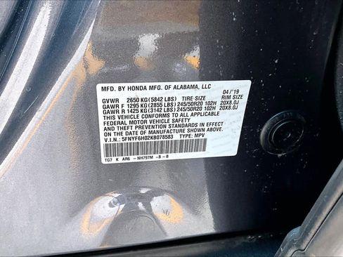 Used 2019 Honda Pilot Elite image 34