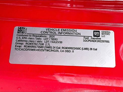 Used 2024 Chevrolet Silverado 1500 W/T w/ WT Value Package image 34