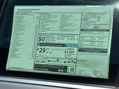 Used 2025 BMW 330i xDrive Sedan w/ Convenience Package AWD/4WD image 28