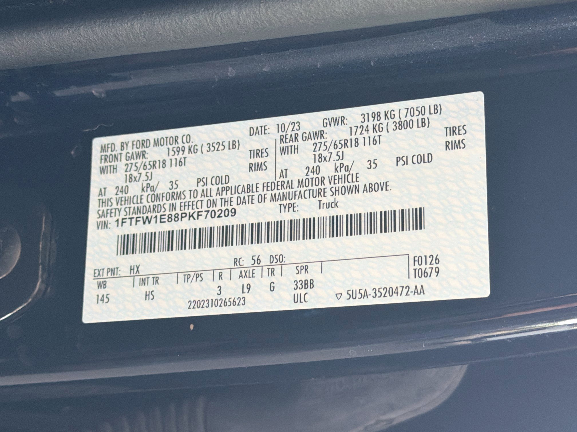 Used 2023 Ford F150 Lariat w/ Trailer Tow Package AWD/4WD image 12