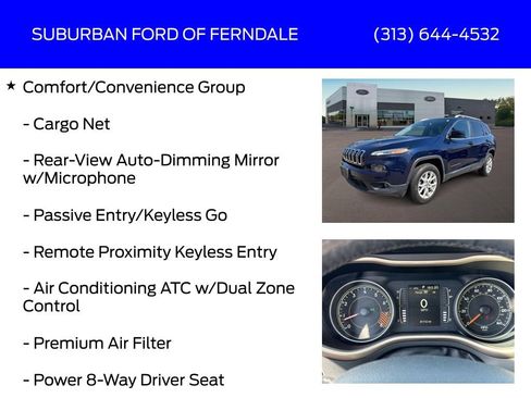 Used 2015 Jeep Cherokee Latitude w/ Comfort/Convenience Group AWD/4WD image 17