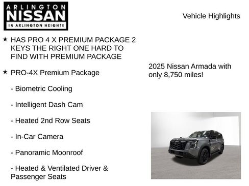 Certified 2025 Nissan Armada PRO-4X w/ Pro-4X Premium Package AWD/4WD image 8