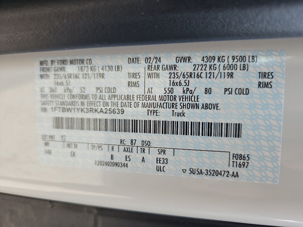 Used 2024 Ford E-Transit Low Roof RWD image 24