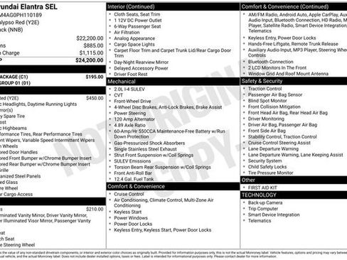Certified 2023 Hyundai Elantra SEL w/ Cargo Package FWD image 4
