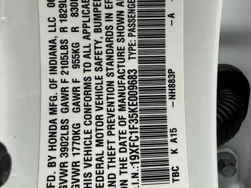 Used 2019 Honda Civic EX image 39