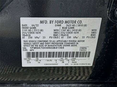 Used 2022 Ford Explorer XLT w/ Equipment Group 202A image 27