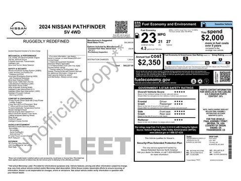 Used 2024 Nissan Pathfinder SV image 15