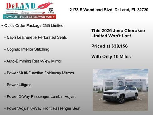 New 2026 Jeep Cherokee Limited AWD/4WD image 7