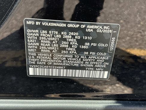 New 2026 Volkswagen Atlas Cross Sport SEL Premium R-Line image 19