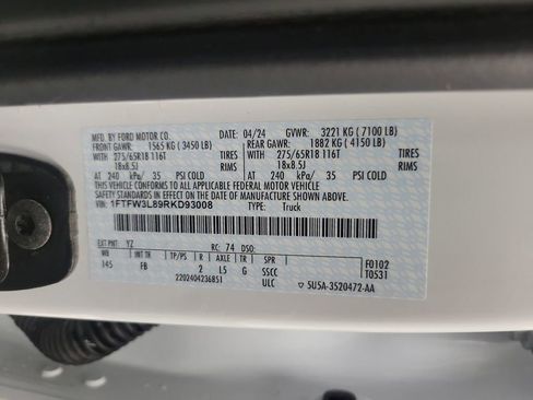 Used 2024 Ford F150 XLT w/ Equipment Group 302A MID AWD/4WD image 18