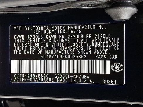 Used 2019 Toyota Avalon XSE w/ Protection Package image 27