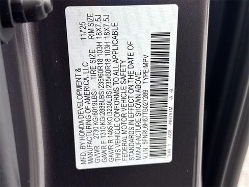 New 2026 Honda Odyssey EX-L image 27