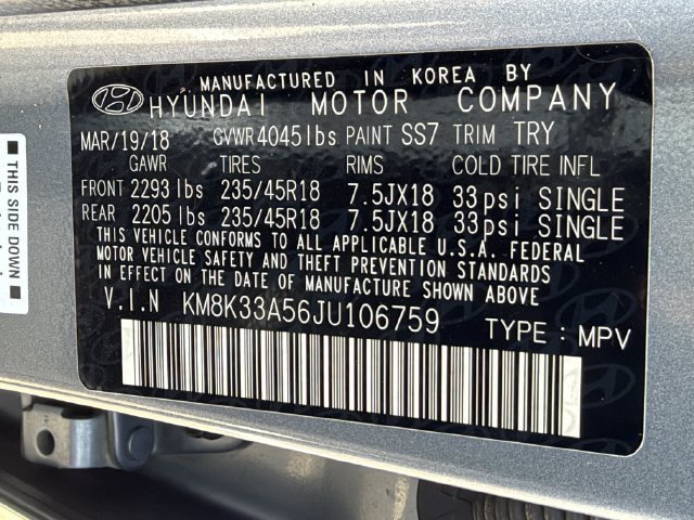 Used 2018 Hyundai Kona Limited FWD image 27