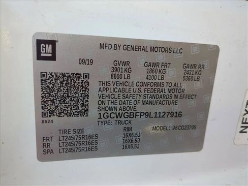 Used 2020 Chevrolet Express 2500 Extended w/ Driver Convenience Package image 22