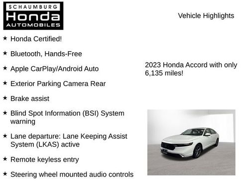 Used 2023 Honda Accord EX image 7