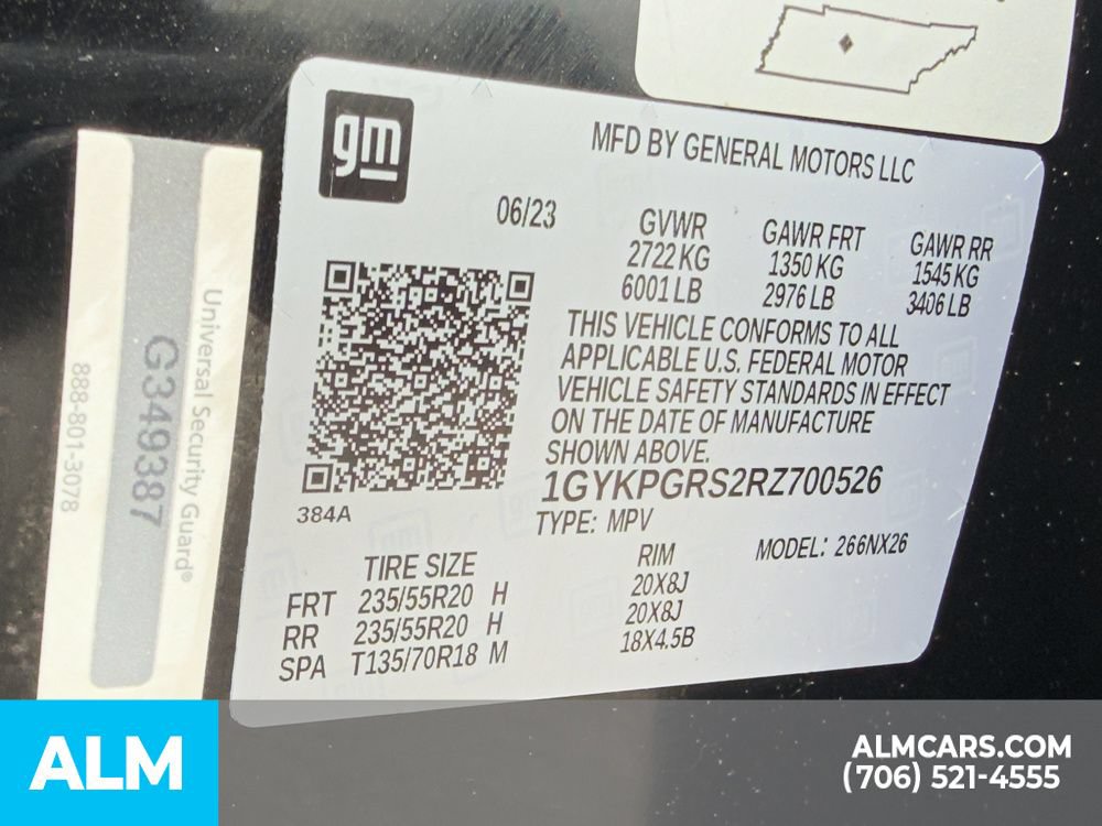 Used 2024 Cadillac XT6 Sport w/ LPO, Onyx Lite Package AWD/4WD image 33