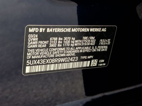 Used 2024 BMW X6 M60i AWD/4WD image 43