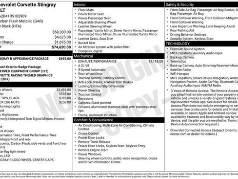 Used 2024 Chevrolet Corvette Stingray Coupe RWD image 30