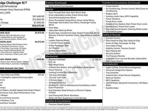 Used 2023 Dodge Challenger R/T w/ T/A Package RWD image 8
