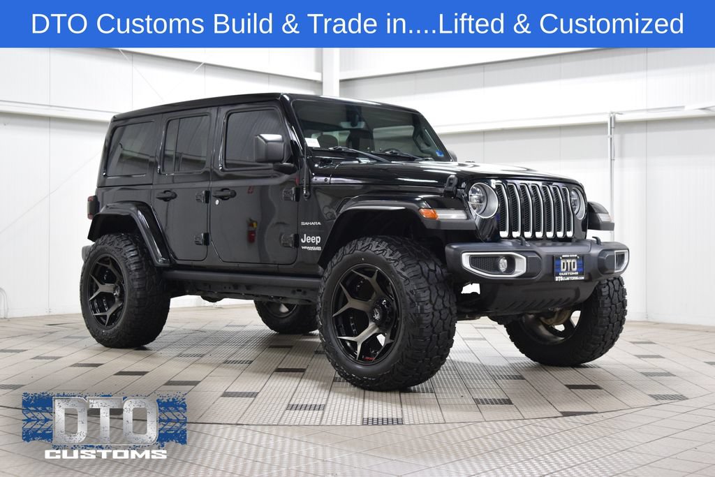 Used 2021 Jeep Wrangler Unlimited Sahara AWD/4WD image 1