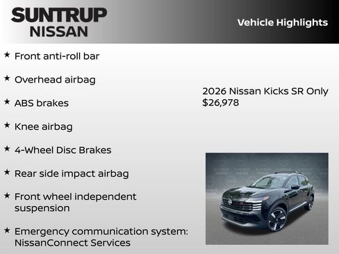 Used 2026 Nissan Kicks SR FWD image 16