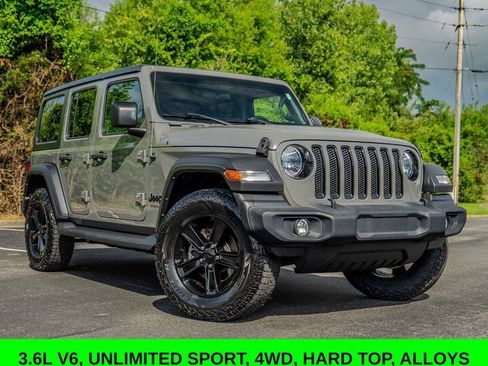 Used 2021 Jeep Wrangler Unlimited Sport AWD/4WD image 1