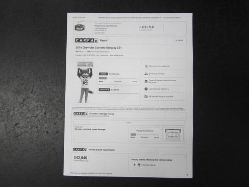Used 2016 Chevrolet Corvette Stingray Coupe w/ 2LT Preferred Equipment Group RWD image 36