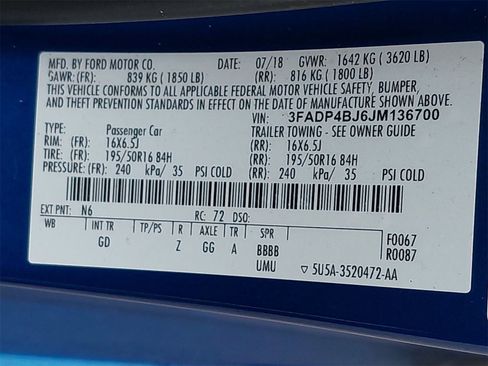 Used 2018 Ford Fiesta SE w/ Equipment Group 201A image 36