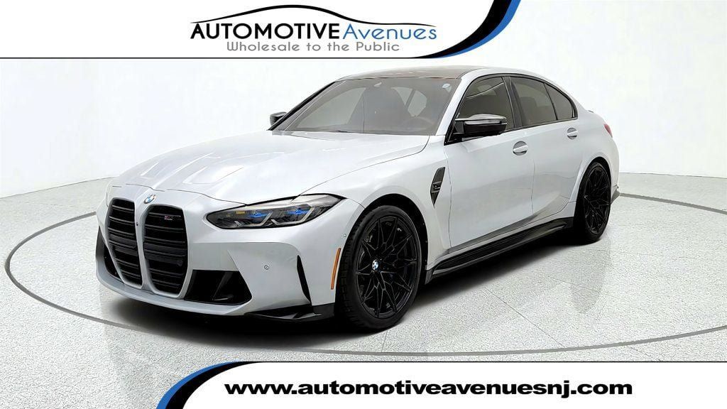 Used 2023 BMW M3 Competition w/ M Carbon Exterior Package AWD/4WD image 1